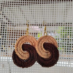 earth balance swirl earrings