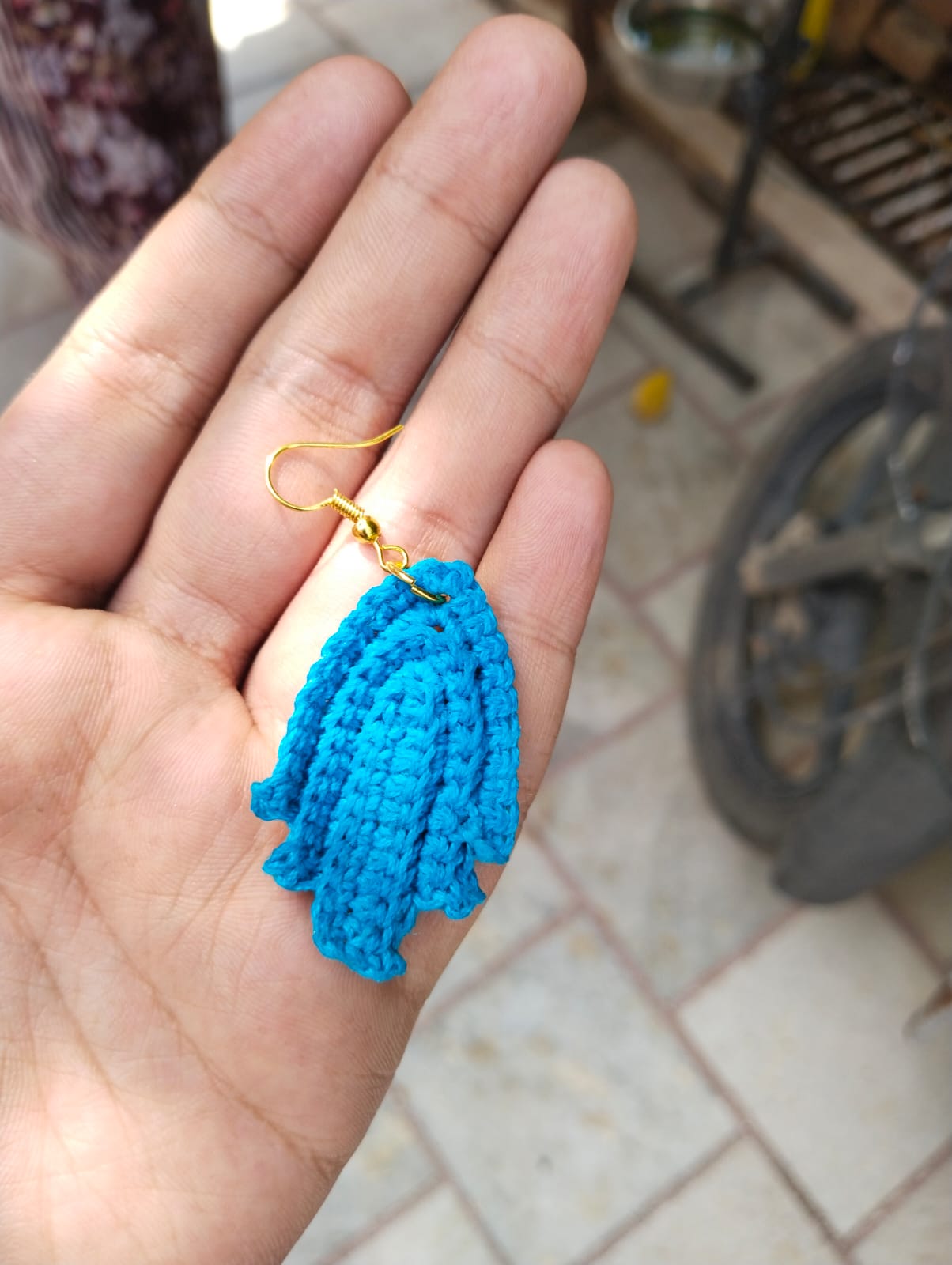 cascade drop earrings – blue cascade drop earrings – blue