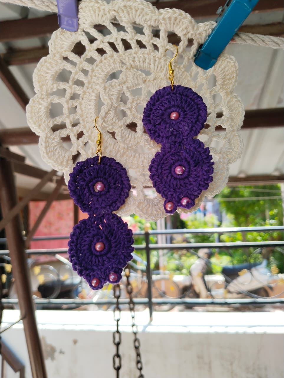 royal glow crochet earrings royal glow crochet earrings