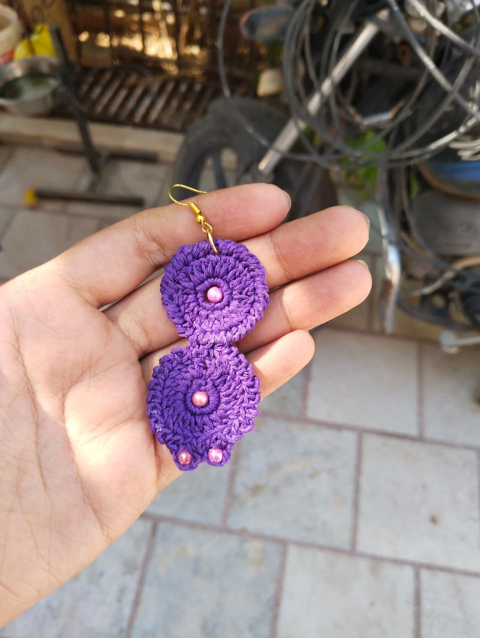 royal glow crochet earrings royal glow crochet earrings