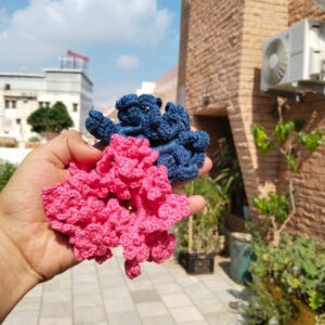 ruffle bloom scrunchies pack of 2