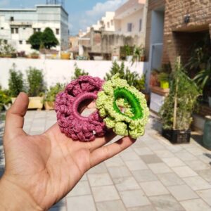 bubble loop scrunchies pack of 2